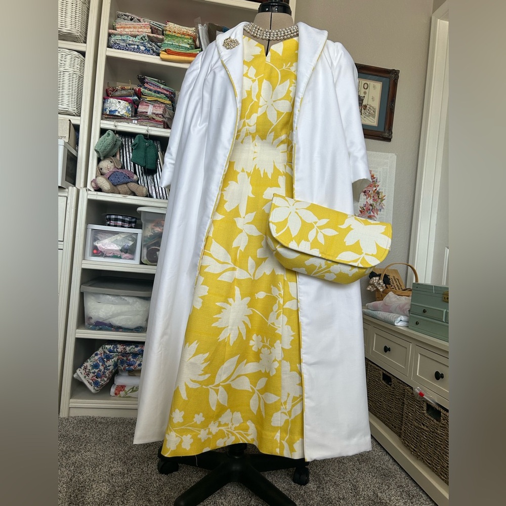 From 1958 pattern! New Spring dress and swing coat. US Size 12.